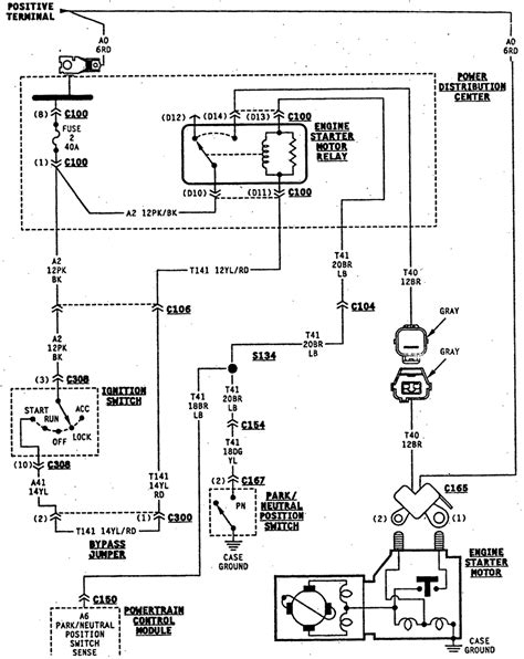 jeep jk ignition wiring diagram 